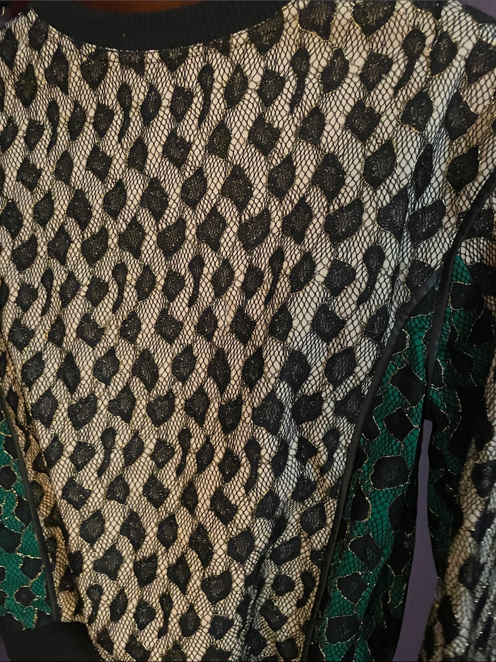 ENGLISH ROSE LACE SWEATER - Picture 12 of 17